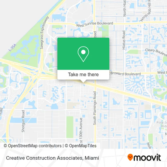 Creative Construction Associates map
