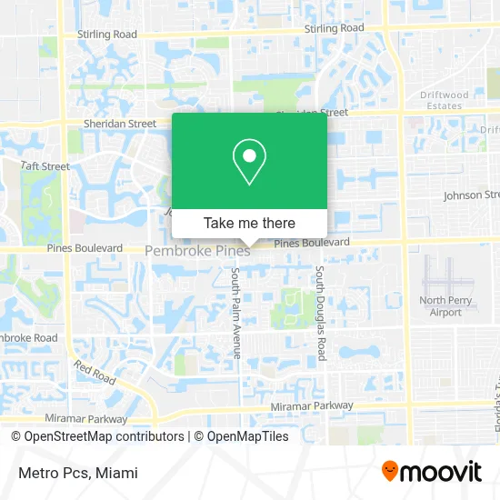 Metro Pcs map