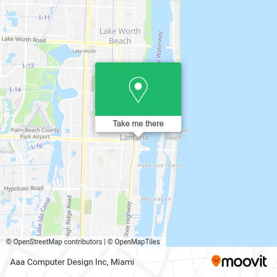 Aaa Computer Design Inc map