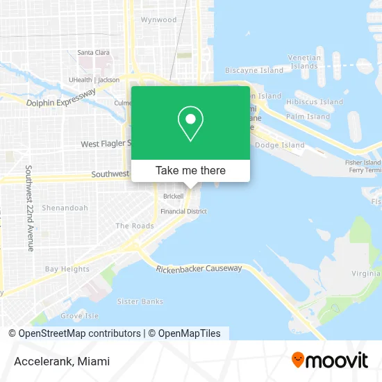 Accelerank map