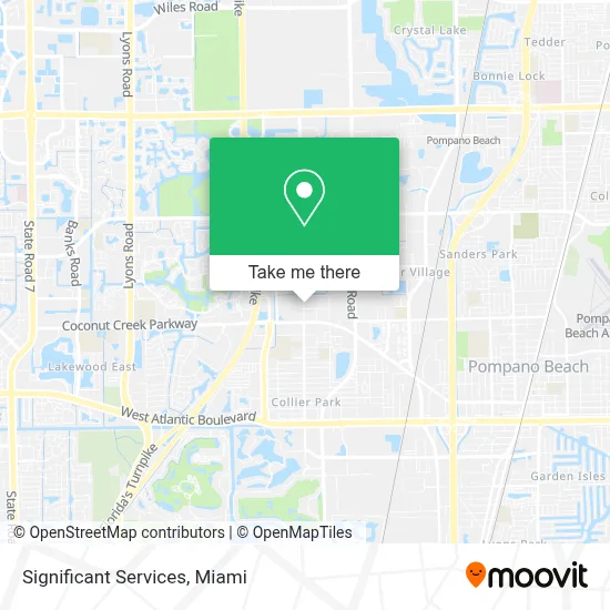 Significant Services map
