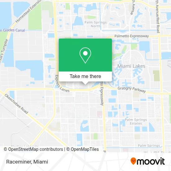 Raceminer map