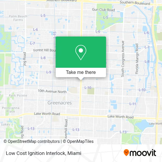 Low Cost Ignition Interlock map