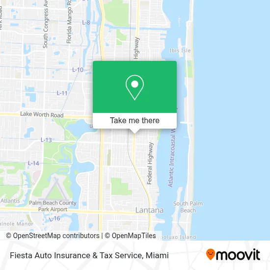 Fiesta Auto Insurance & Tax Service map