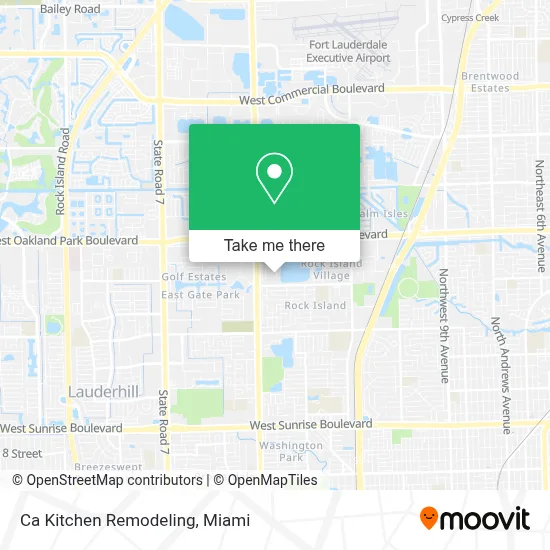 Ca Kitchen Remodeling map