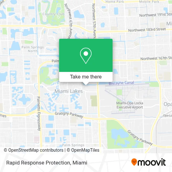 Rapid Response Protection map