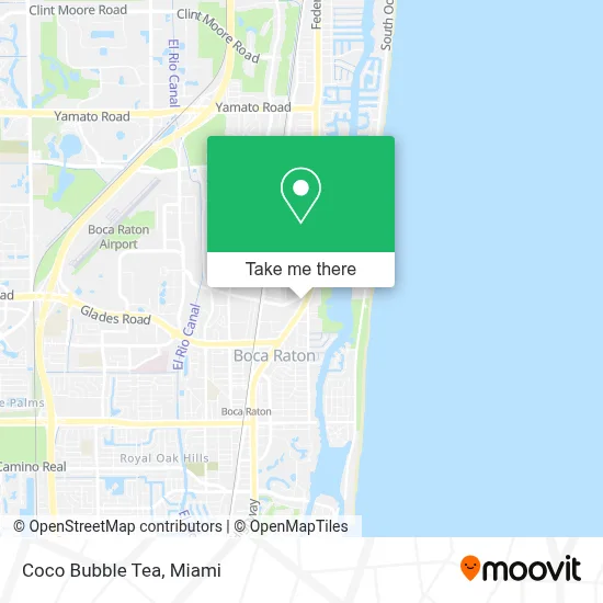 Coco Bubble Tea map