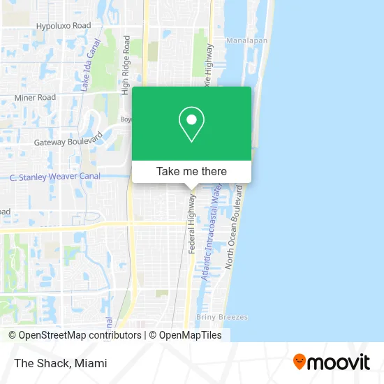The Shack map