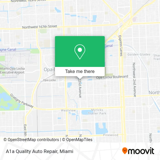 A1a Quality Auto Repair map