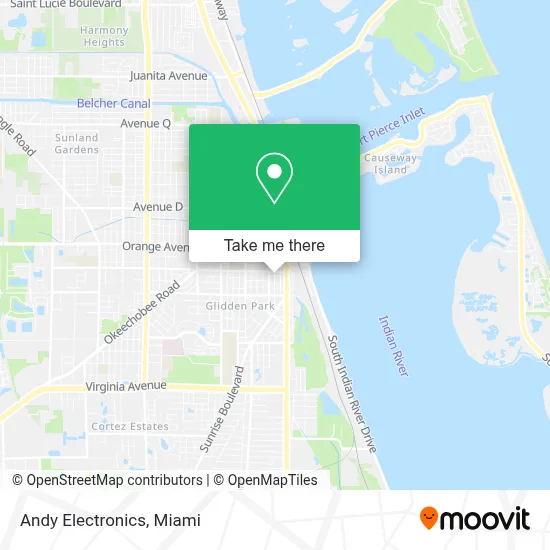 Andy Electronics map