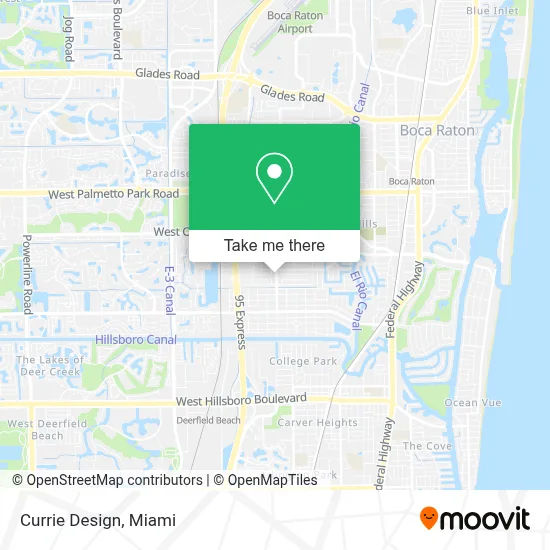 Currie Design map