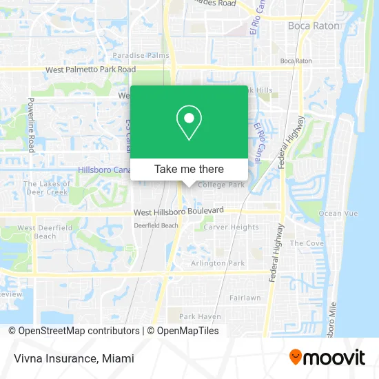 Vivna Insurance map