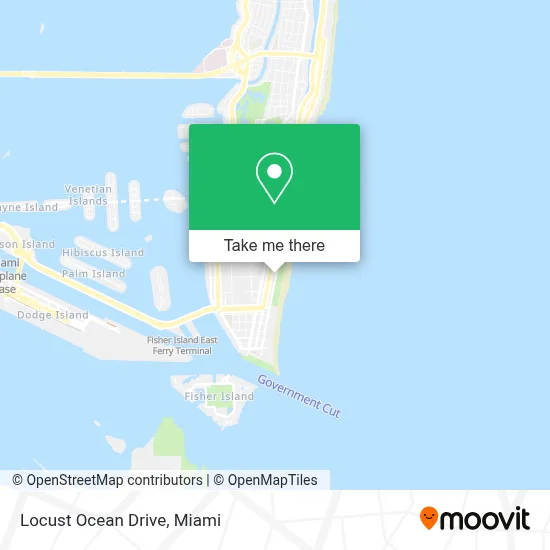 Locust Ocean Drive map