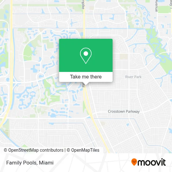 Family Pools map