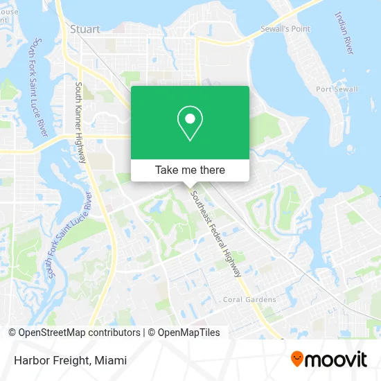 Harbor Freight map
