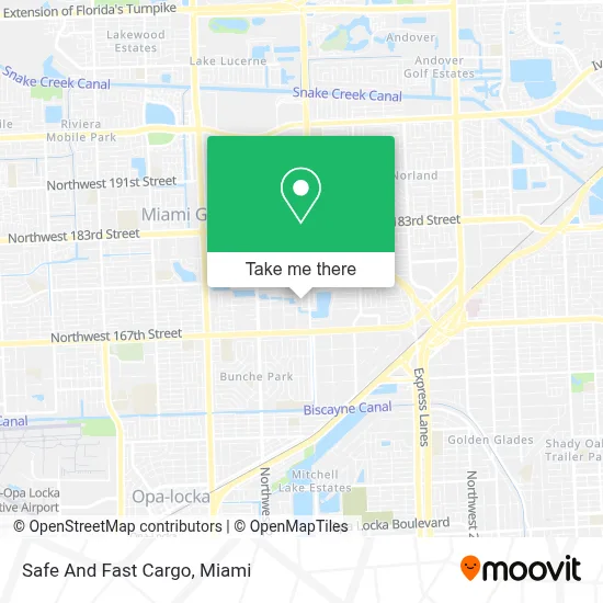 Safe And Fast Cargo map