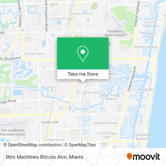 Btm Machines Bitcoin Atm map