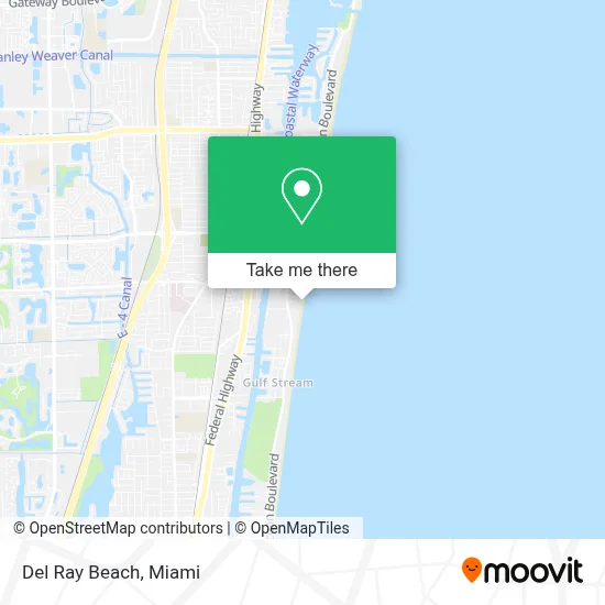 Del Ray Beach map
