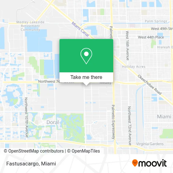 Fastusacargo map