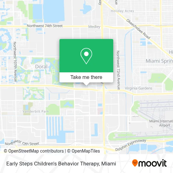 Early Steps Children's Behavior Therapy map