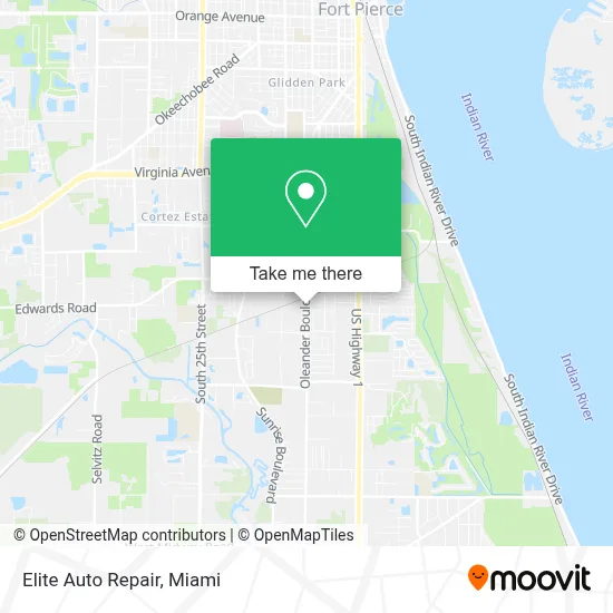Elite Auto Repair map