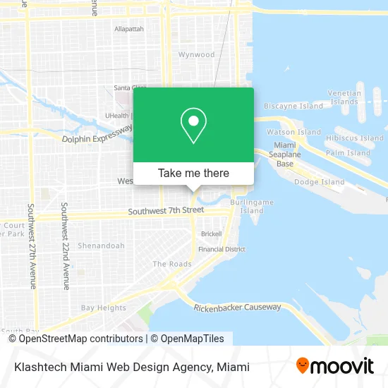 Klashtech Miami Web Design Agency map