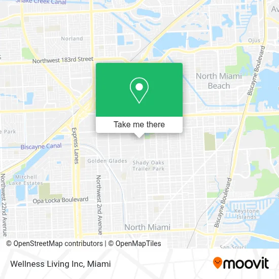 Wellness Living Inc map