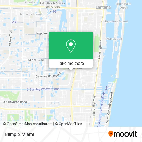 Blimpie map