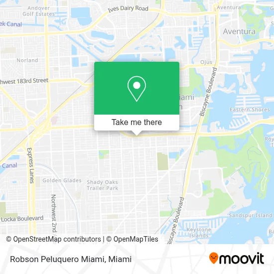 Robson Peluquero  Miami map