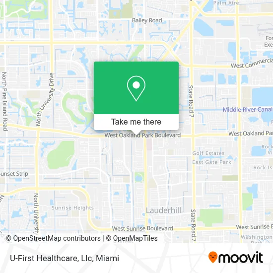 U-First Healthcare, Llc map