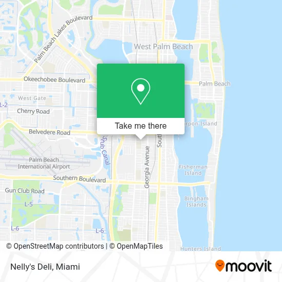Nelly's Deli map
