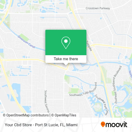 Your Cbd Store - Port St Lucie, FL map