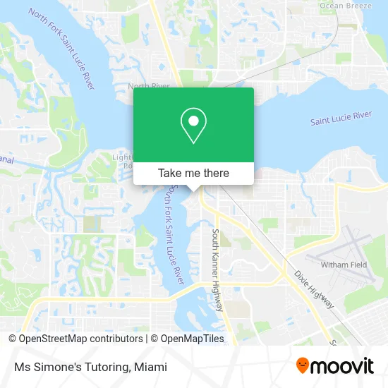 Ms Simone's Tutoring map