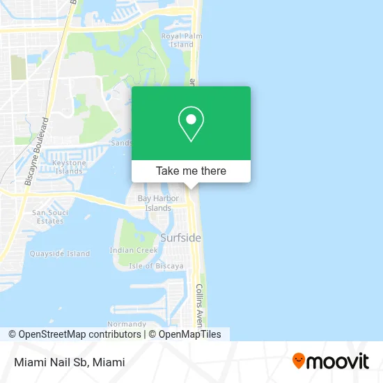 Miami Nail Sb map
