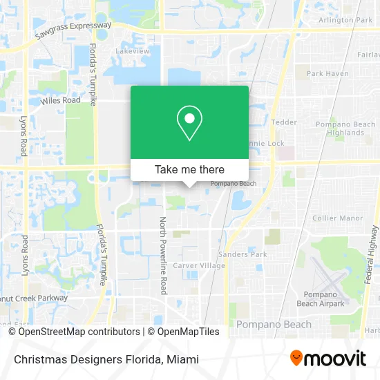 Christmas Designers Florida map