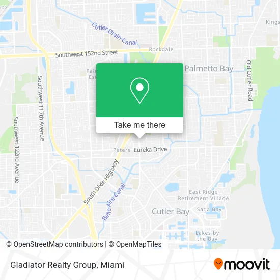 Gladiator Realty Group map
