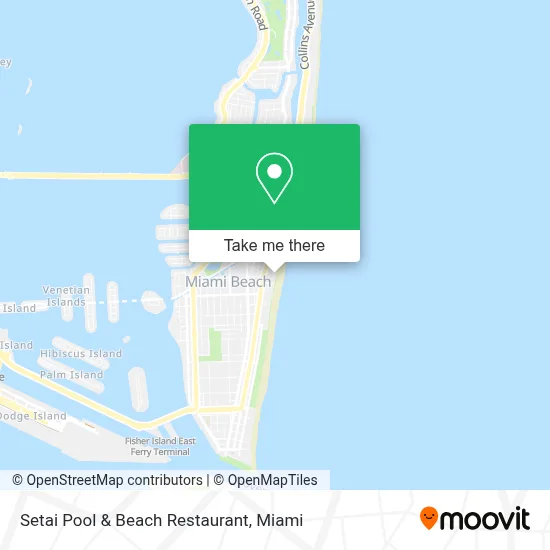 Setai Pool & Beach Restaurant map