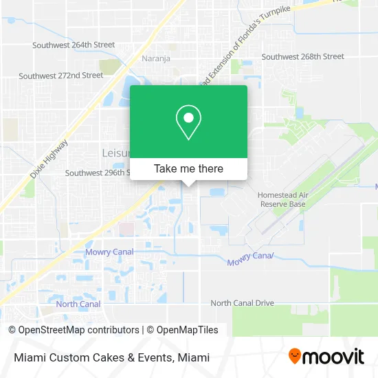 Miami Custom Cakes & Events map