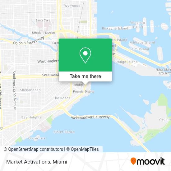 Market Activations map