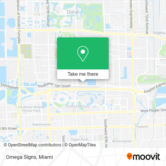 Omega Signs map