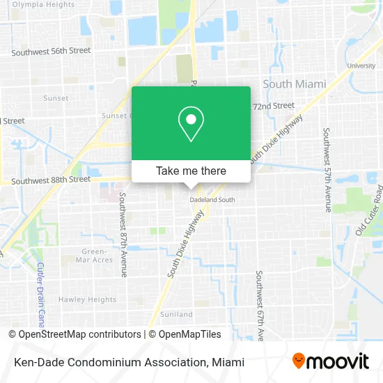 Ken-Dade Condominium Association map