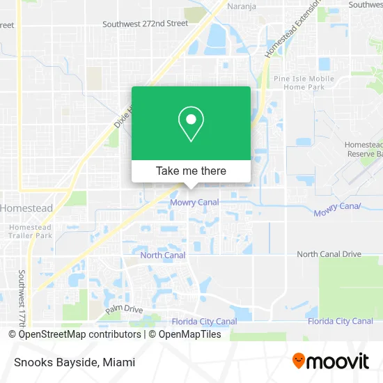 Snooks Bayside map