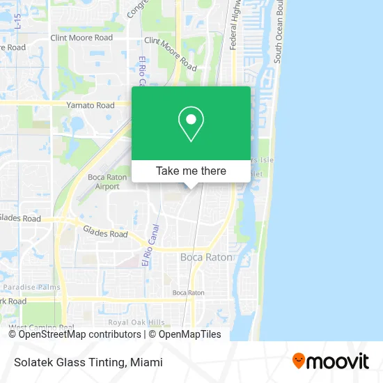 Solatek Glass Tinting map