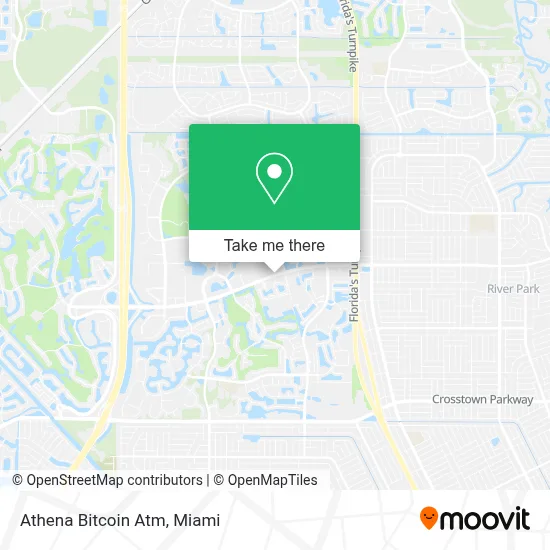 Athena Bitcoin Atm map