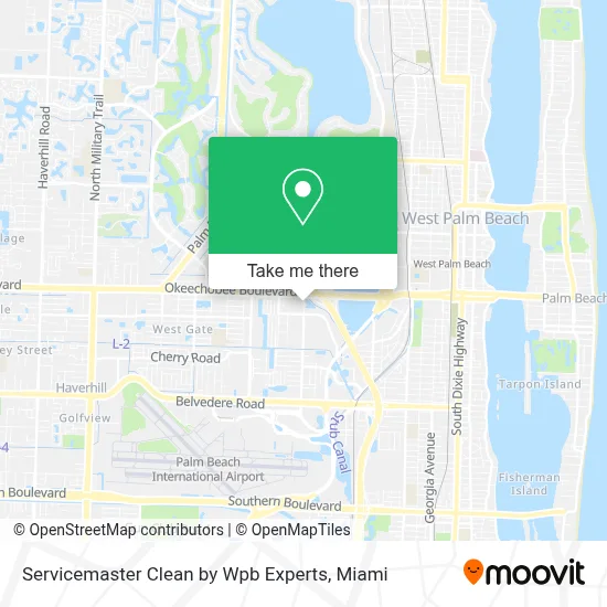 Servicemaster Clean by Wpb Experts map