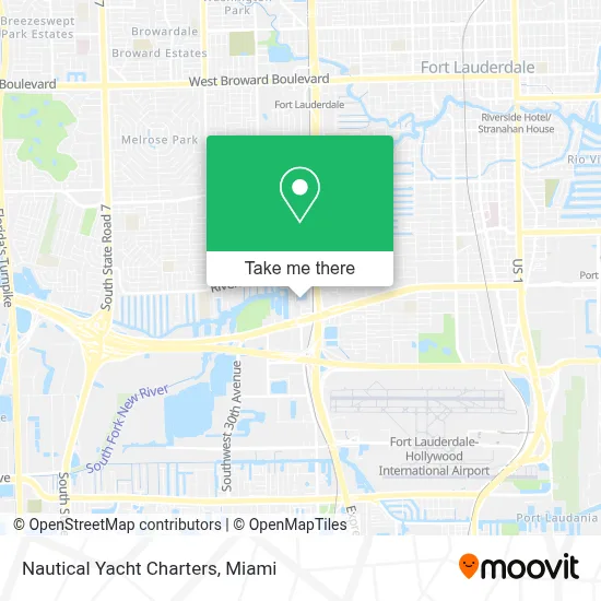 Nautical Yacht Charters map