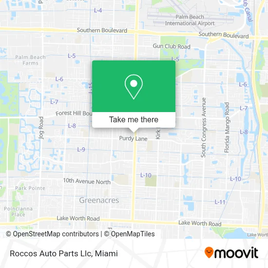 Roccos Auto Parts Llc map