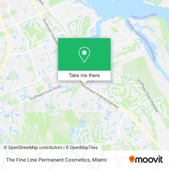 The Fine Line Permanent Cosmetics map