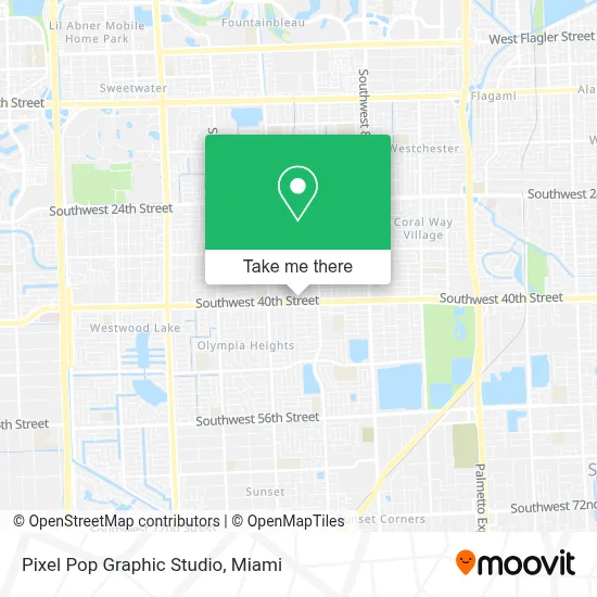 Pixel Pop Graphic Studio map