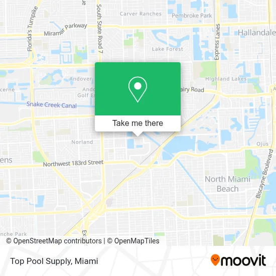 Top Pool Supply map